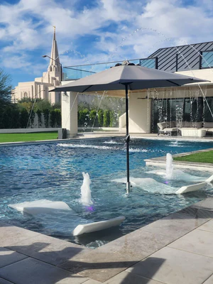 customer photo of the bajamate in the pool