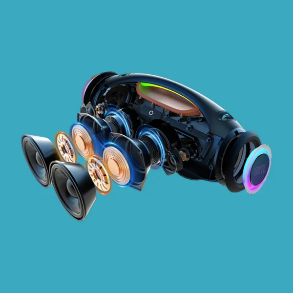 Crank up the pool party with the BajaMate Total Live 5.3 Bluetooth 100W Waterproof Speaker System! Deliver stunning sound with dual 3.5" active drivers, SUPER sub bass, and Bass Boost Technology for crisp 40Hz-22kHz audio. Enjoy 10 hours of playtime with a 7.4V/5400mAh battery, Bluetooth 5.3 for seamless 65ft pairing, and IPX7 waterproofing for splashes or submersion. Mounts perfectly to your BajaMate Entertainment Table. Free shipping! Speaker pictures